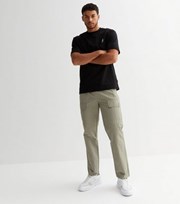 New Look Olive Belted Cargo Trousers